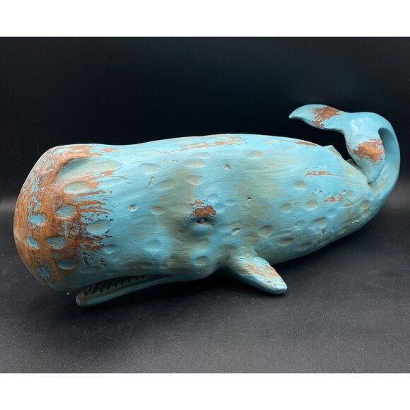 Don Mechanic Enterprises Other - Sperm Whale Figurine Sculpture 18" Don Mechanic Enterprises